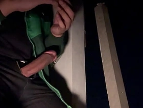 Jerk off and smoking in public