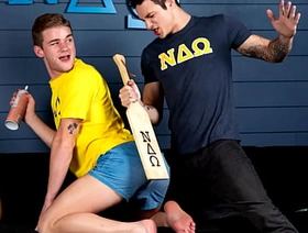 Prank results in ass spank!