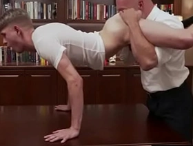 Erotic Bareback on the desk @MasonicBoyz
