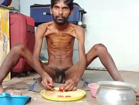 Rajeshplayboy993 cutting vegetables for cooking aalu curry