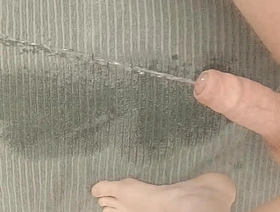 Pissing slow motion nude