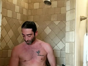 Spycam catches hot man in shower maxshenanigans