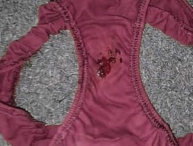 Jerking off on my Best Friends wet Panty