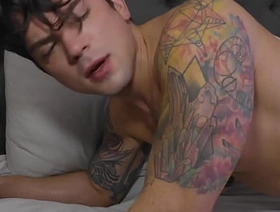 Cute Michael Del Ray barebacks tattooed bottom Dakota Payne