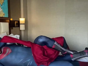 Superman and Captain America Dry hump