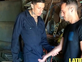 Helpful Mechanic Lubes My Wheels & My Holes
