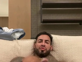 TATUED VIKTOR ROM HUGE COCK Latino horny gay masturbating