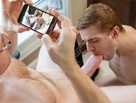Doctor Making the Boy Gasp and Moan with Delight at His Home Office - Littletwink