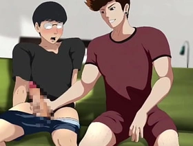 Kaue-Hunter Ep01 part 2 Dubbed PTBR - How to get to fuck a nerd straight virgin guy - Hentai Bara Yaoi