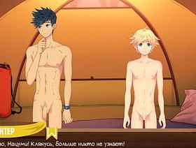 Game: Friends Camp. Episode 14. Conversation with Hunter (Russian voice acting)